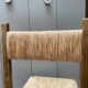 Chaise empaillé vintage