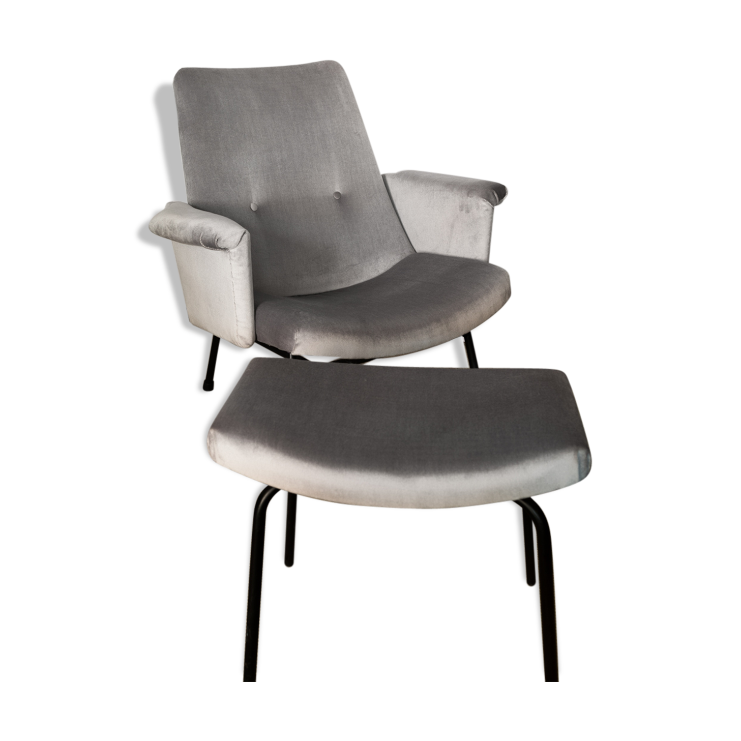 Chair and ottoman Pierre Guariche