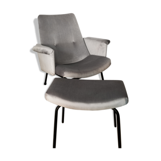 Chair and ottoman Pierre Guariche