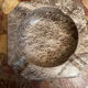 Ashtray, grey-beige marble catchall.