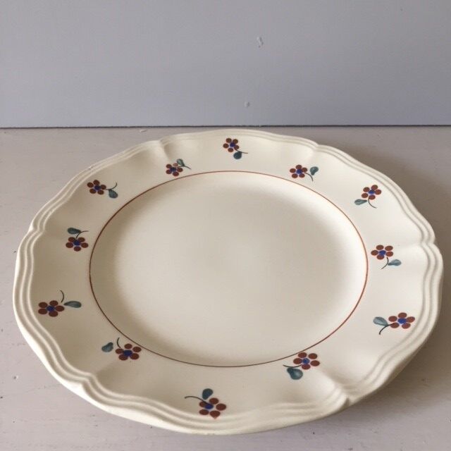 6 plates flat sarreguemines digoin - model arromanches