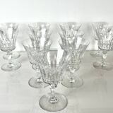 11 verres à eau Baccarat modèle Piccadilly