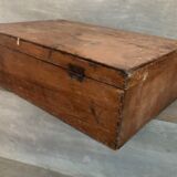 Old wooden workshop box