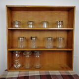 Vintage wooden wall shelf