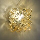 Bubbleglass lamp, Helena Tynell for Glashutte Limburg