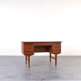 Mid-Century Danish Teak Executive Desk, 1960s.