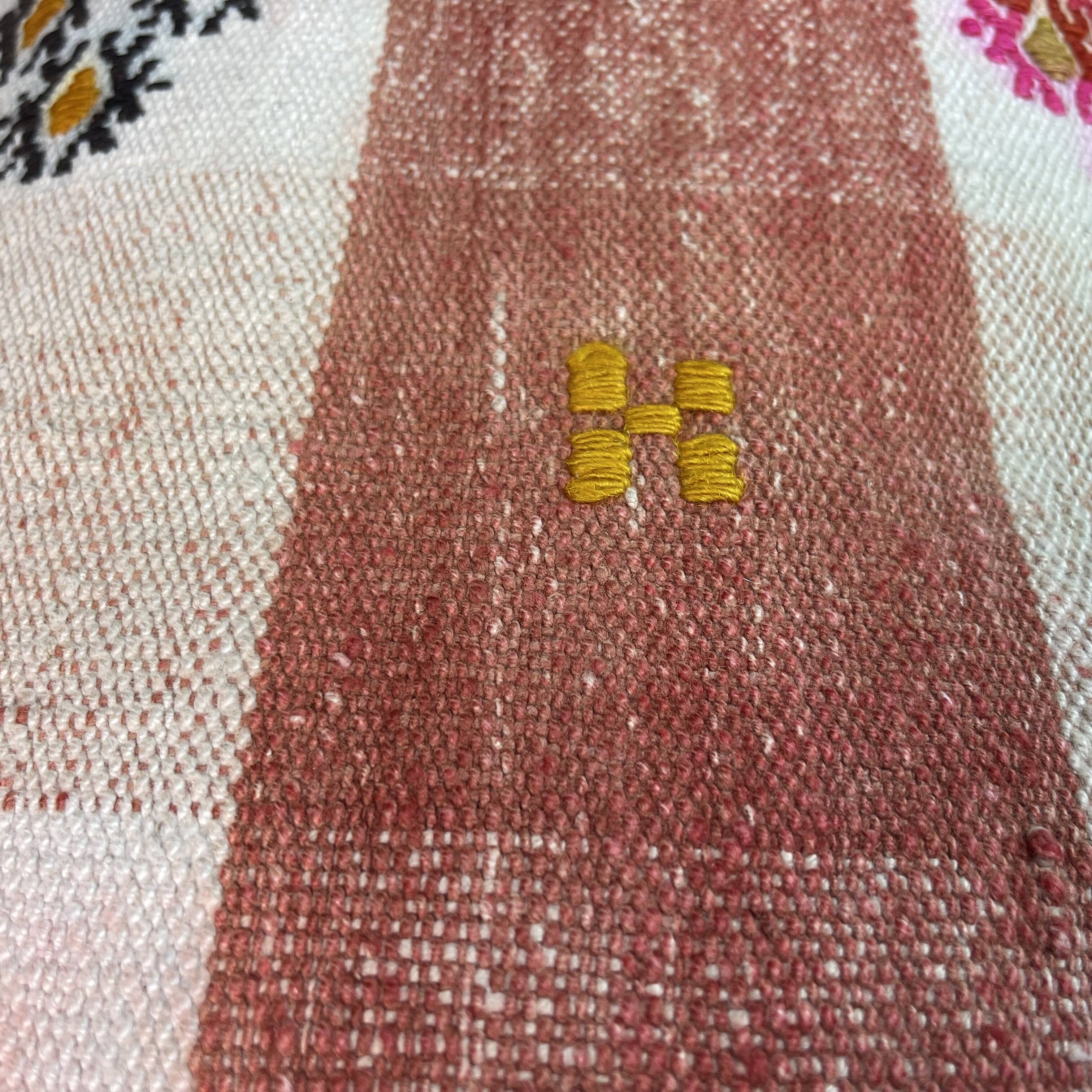 Vintage turkish handmade cushion cover , 30 x 50 cm