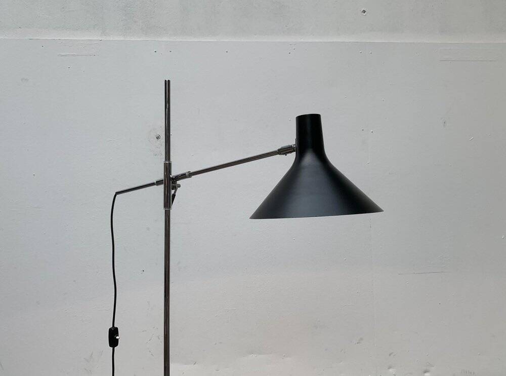 Lampadaire minimaliste allemand du milieu du siècle modèle Nr. 8180 par Karl-Heinz Kinsky pour Cosack, années 1960