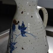 Large pyrite stoneware pitcher attributed to Guy Roland Marcy