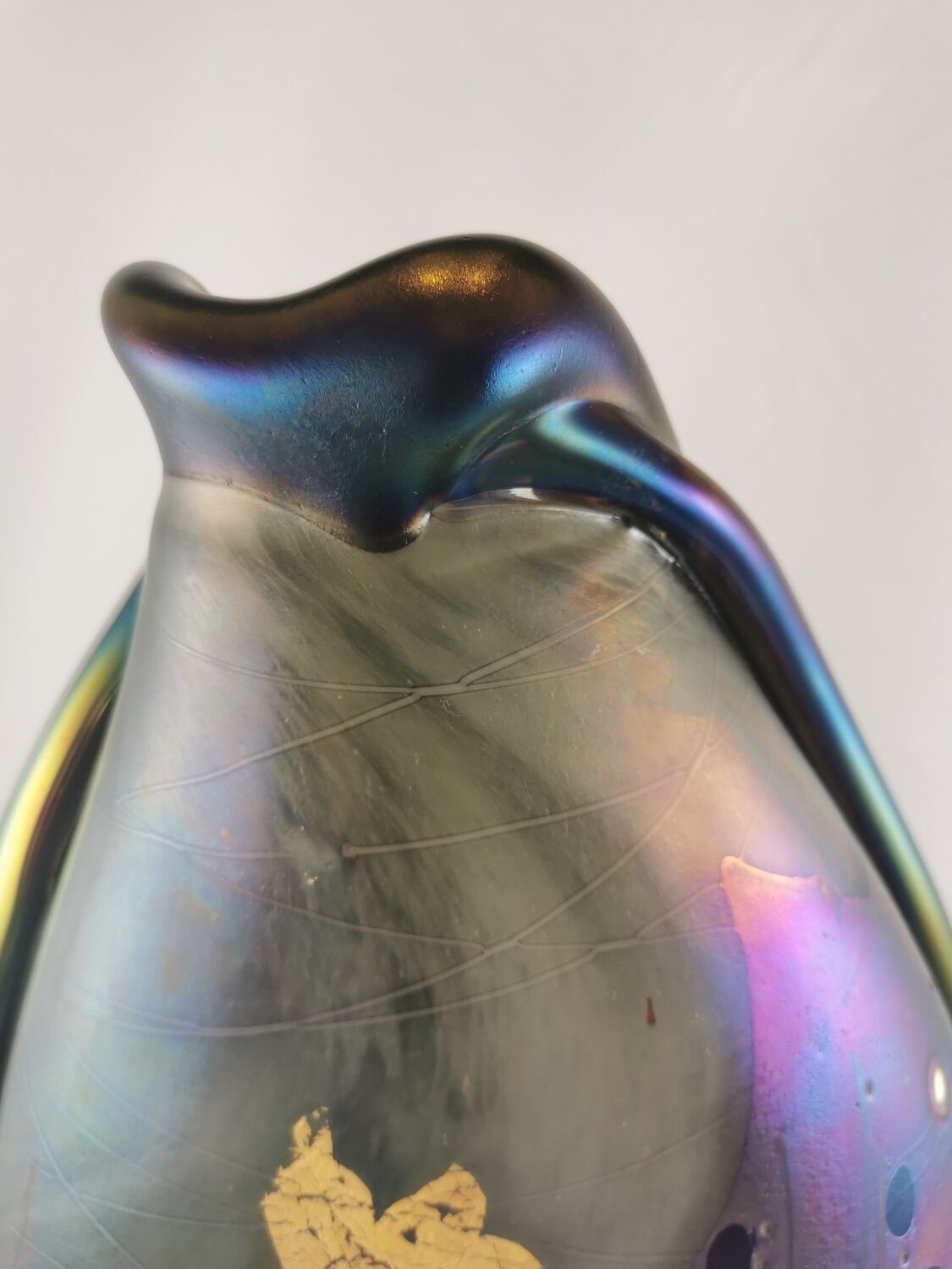 "Cord foot" vase, signed Robert Pierini, 1990s