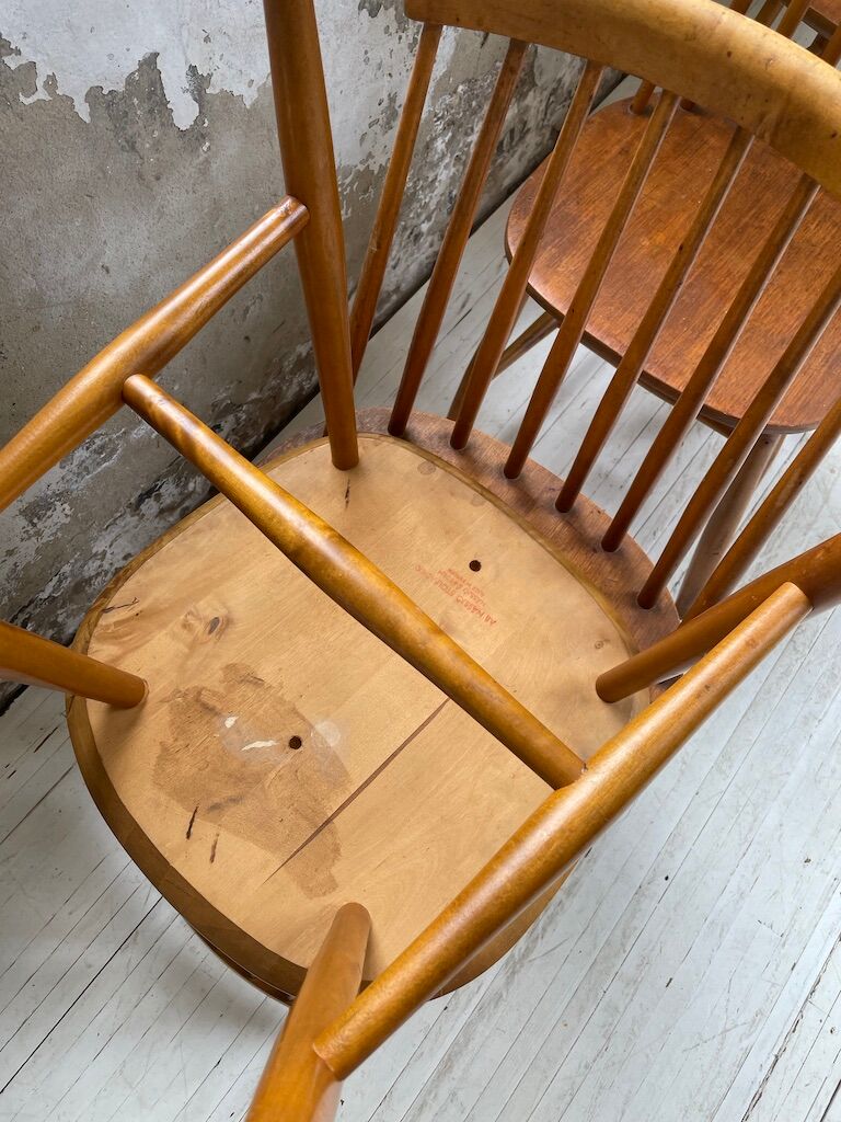 4 Scandinavian chairs Sweden Stolfabrik