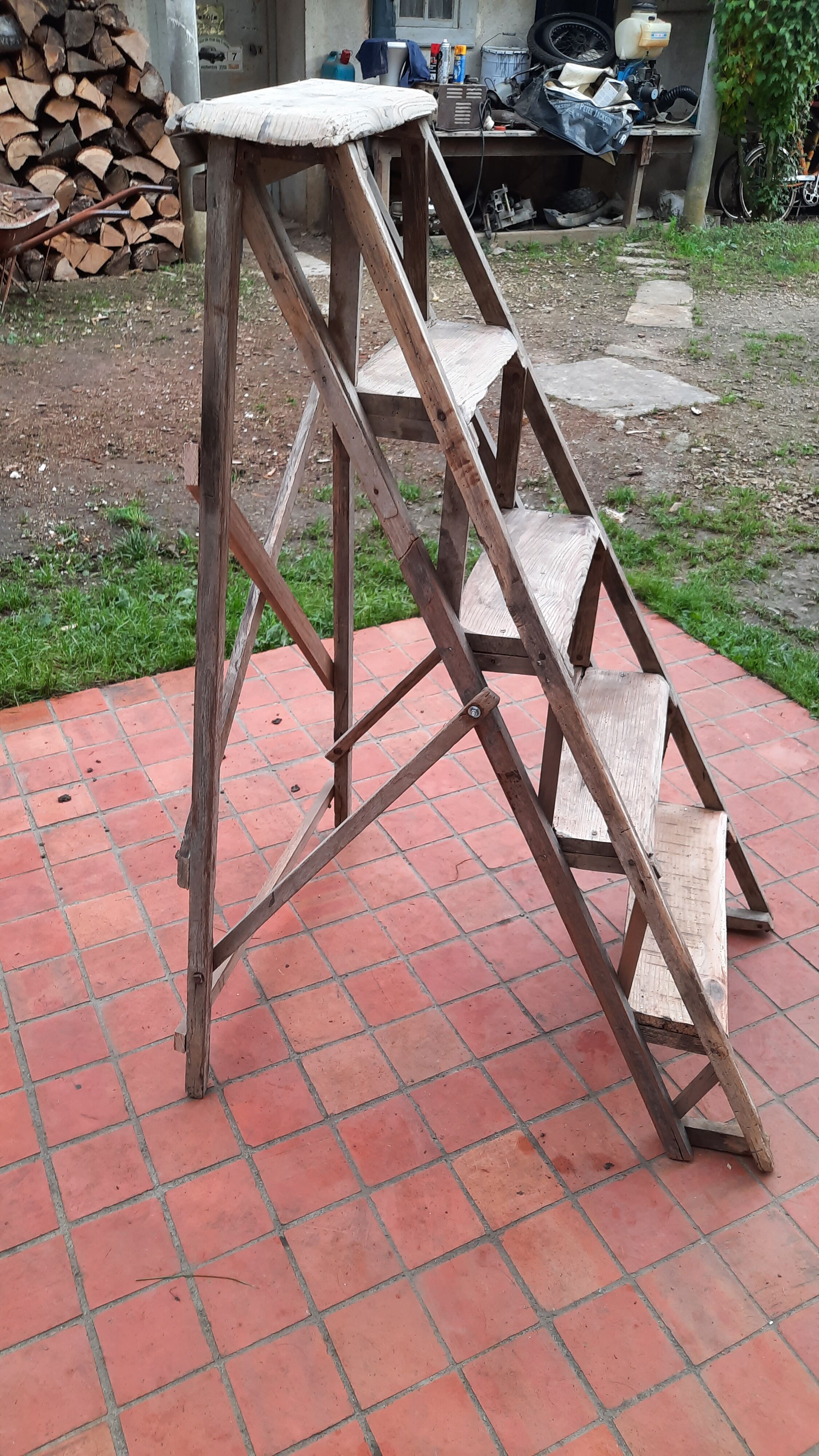 Old stepladder