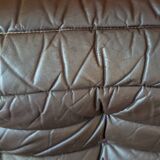 Pair of leather Gamba armchairs from the 1970s.