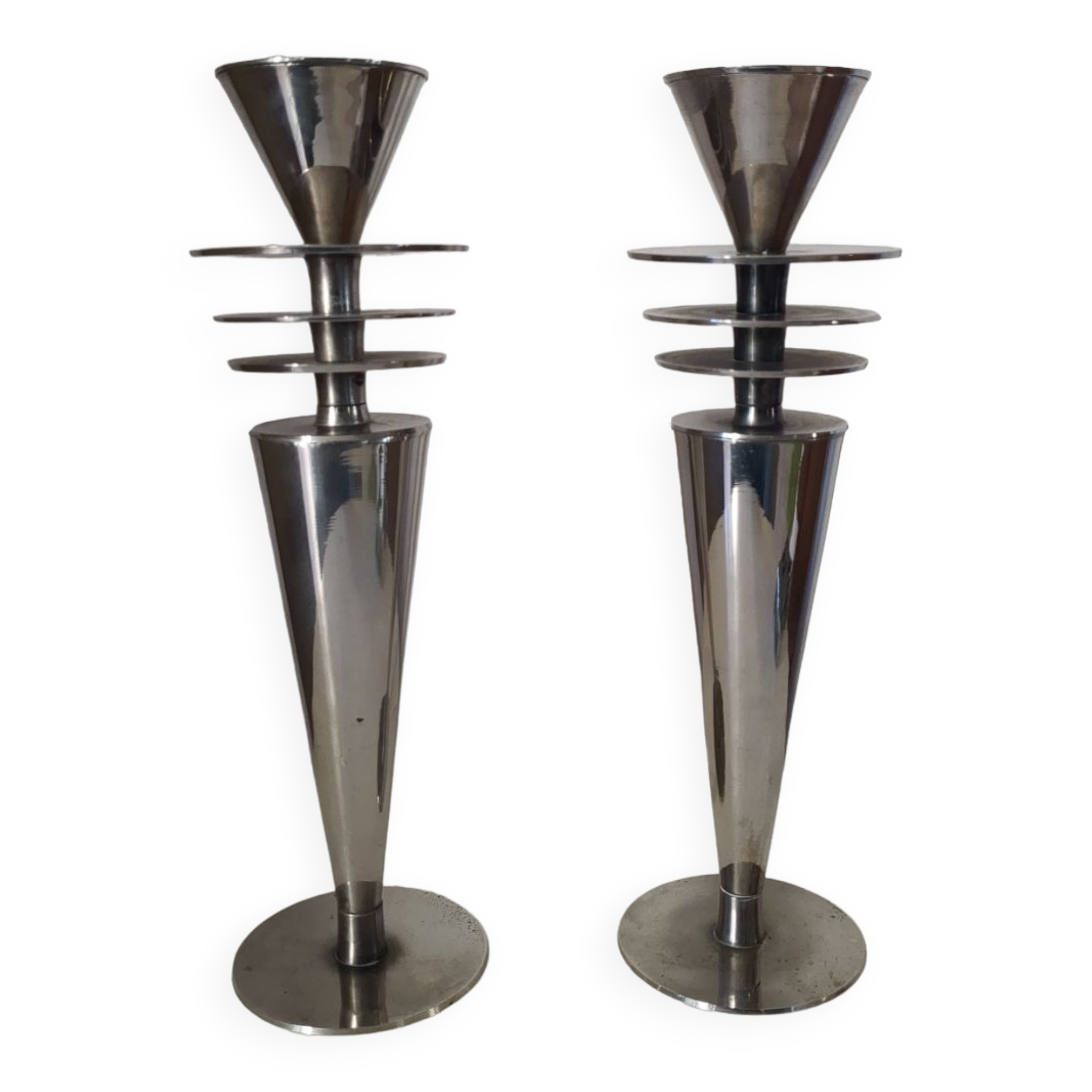 Modernist candlestik candle holders from the 1940s