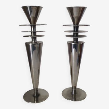 Bougeoirs candlestik moderniste des années 40