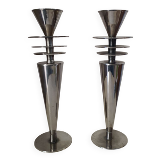 Bougeoirs candlestik moderniste des années 40