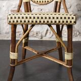 Parisian bistro table and chairs.