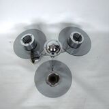 Chrome chandelier, Belid Sweden 1990