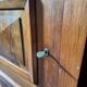 Asymmetrical Art Deco wardrobe in walnut
