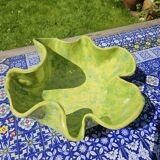 Frog ceramic fruit basket or salad bowl