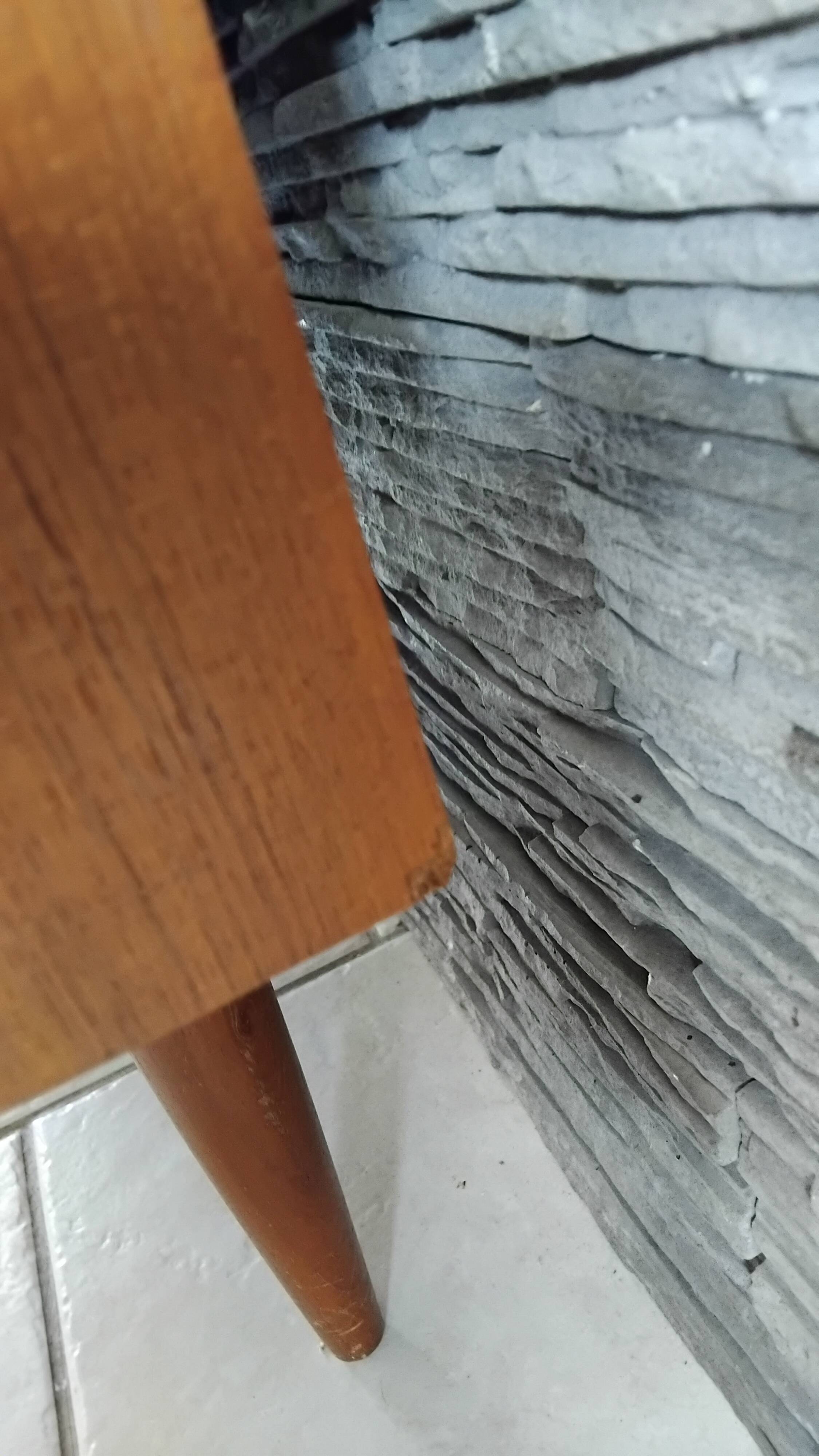 Small vintage Scandinavian teak sideboard