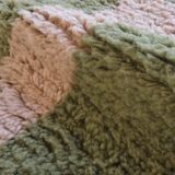 Tapis Contemporain Vert et Beige - 305 x 250 cm