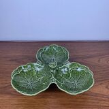 Plat apéritif Chou vert, SILEA, 3 compartiments, céramique