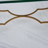 Neo-classic coffee table in glass and brass 1960/70