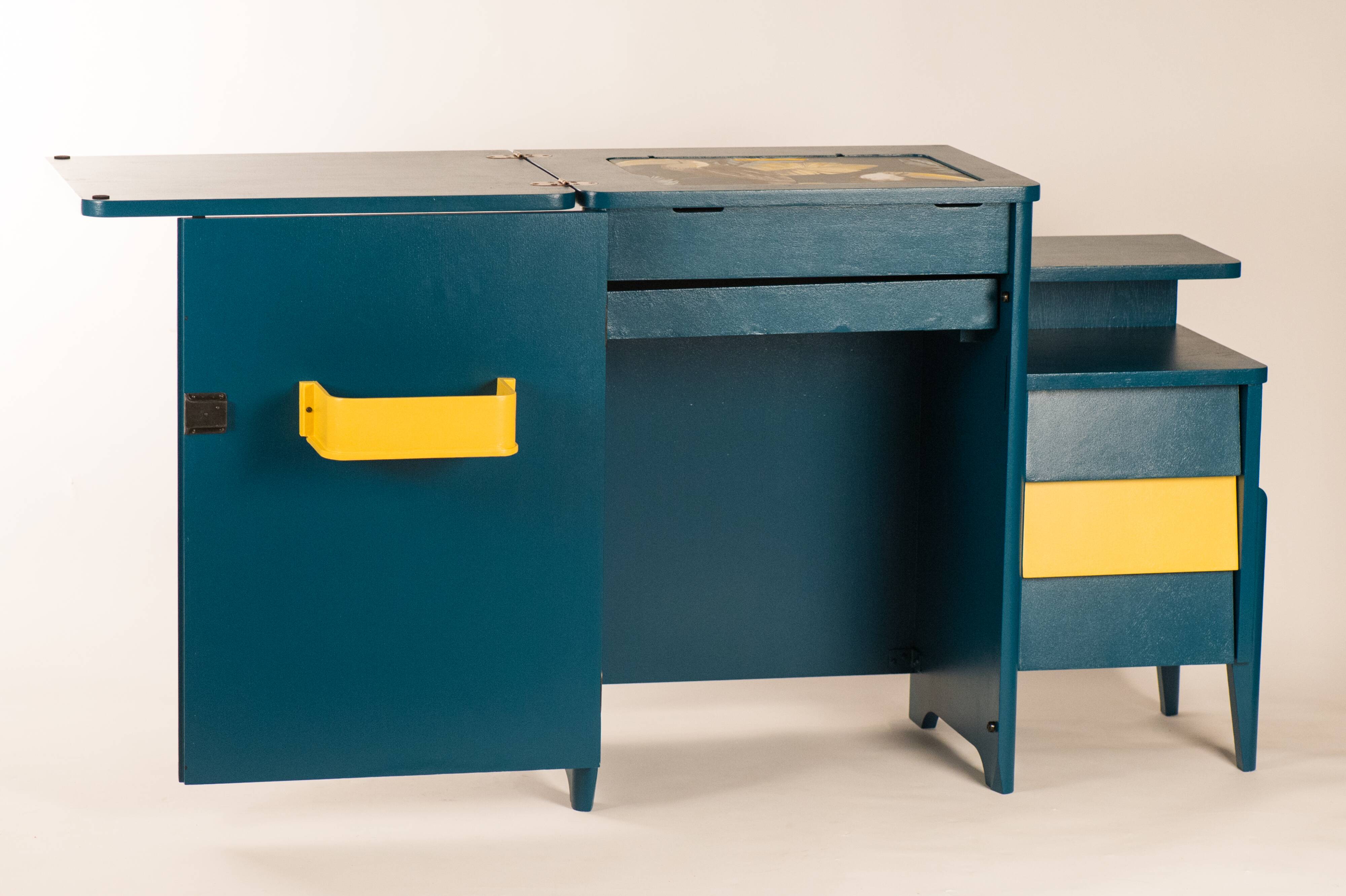 Desk, old sewing table