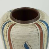 west german mid century VASE sawa keramik 50s sgraffito decor model 300/30