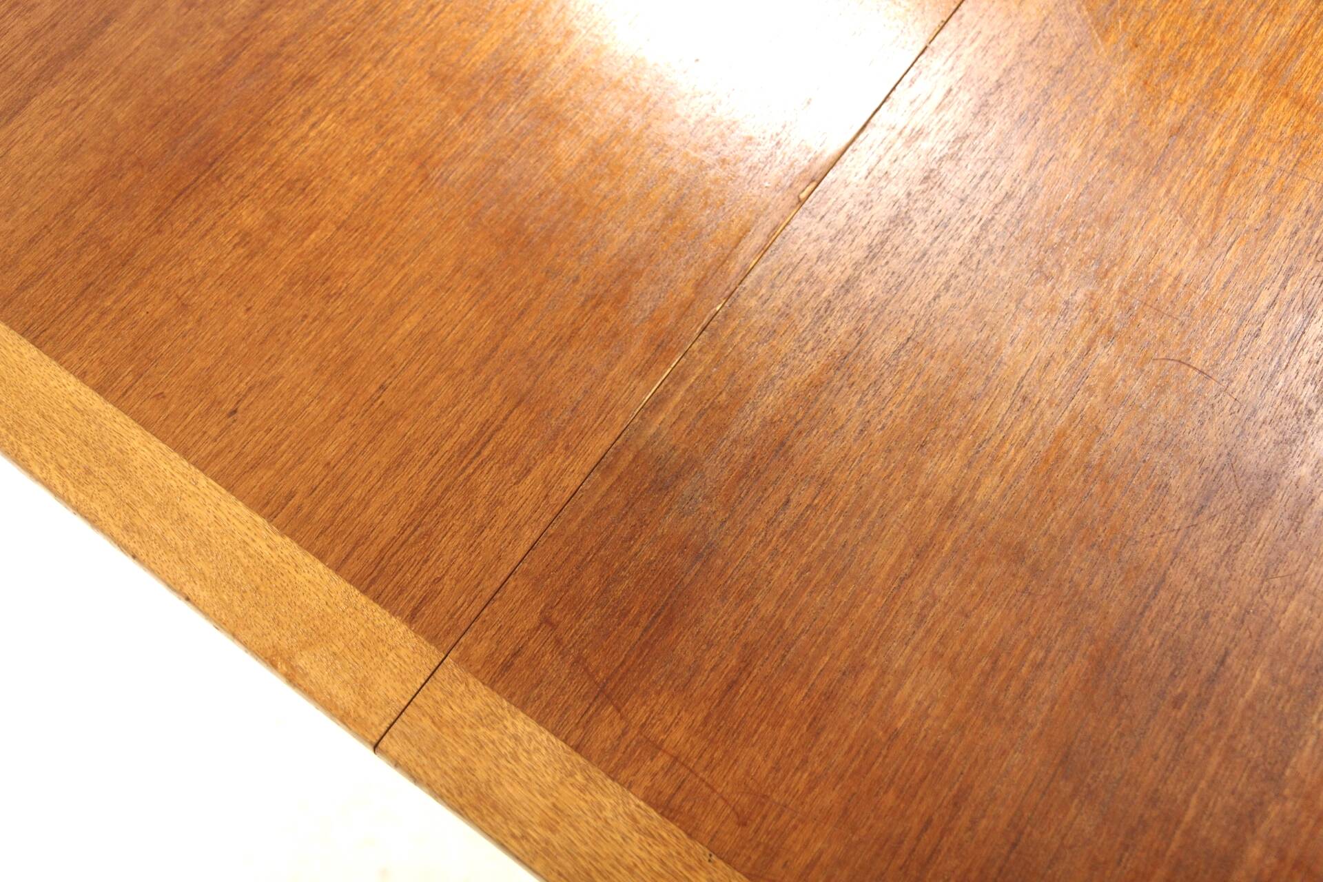 Scandinavian teak and oak dining table, Sweden, 1960s