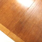 Scandinavian teak and oak dining table, Sweden, 1960s