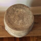 Terracotta pot with two vintage decorative handles