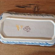 Plat à cake ou à harengs en faience de Royal Tichelaar Makkum