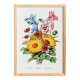 Poster about columbines, marigolds and adonis, based on a lithograph