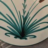 Large flowery dish by Robert Picault's workshop