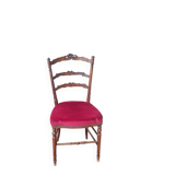 Rare chaise de chambre Napoléon III (1870/80), de style anglais