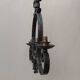 Vintage gothic medieval wrought iron chandelier
