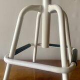 Vintage industrial swivel and height adjustable stool