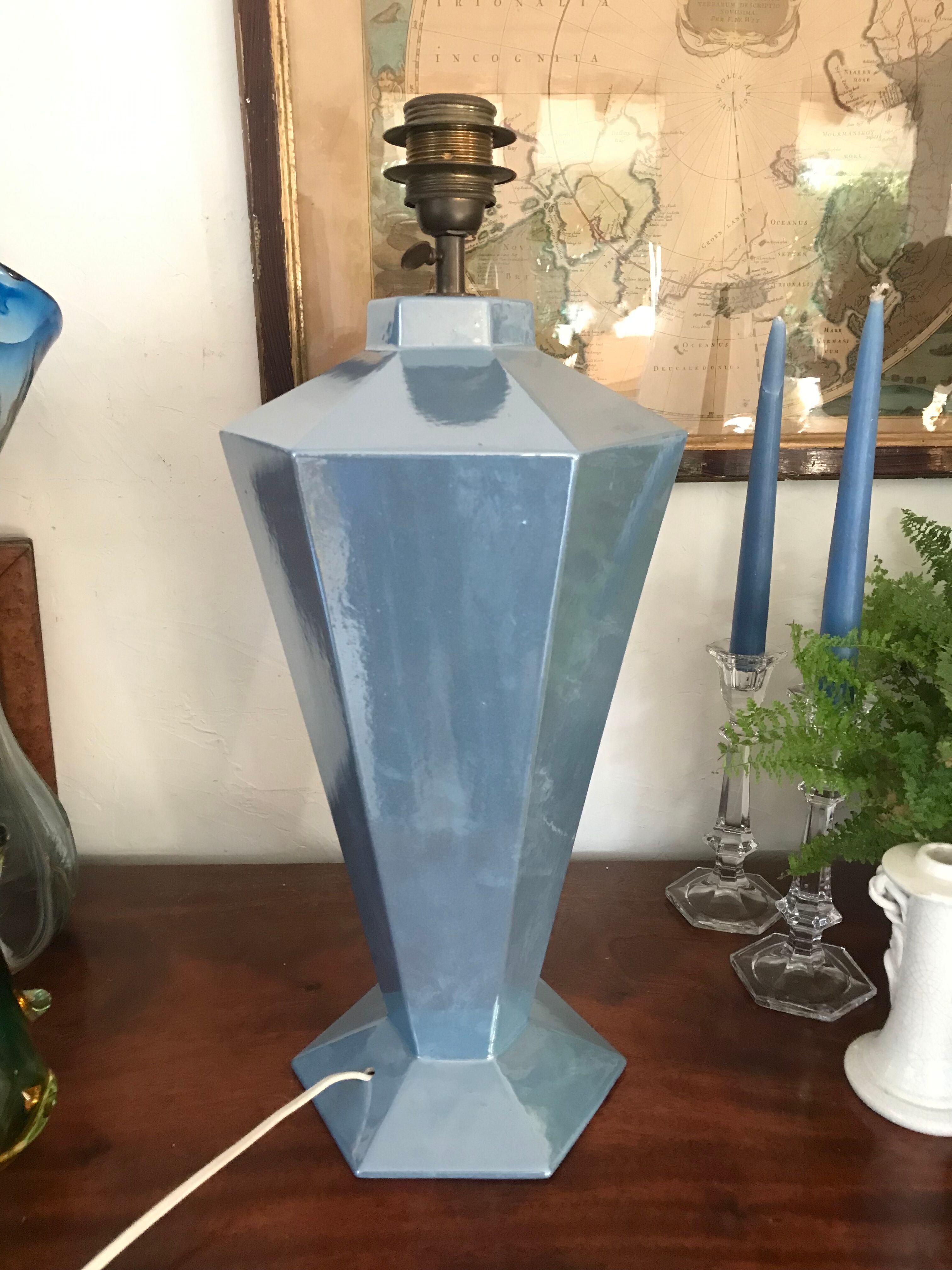 Vintage ceramic lamp foot 48cm