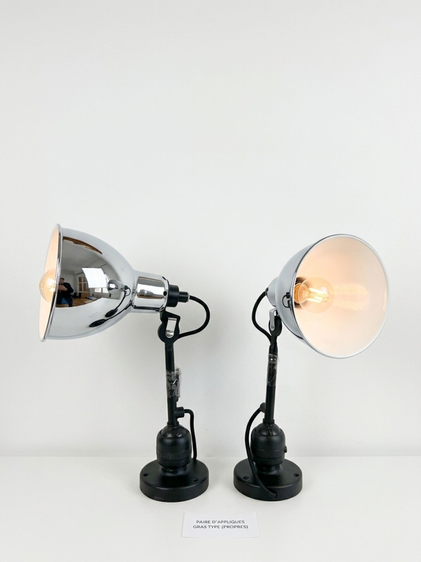 Paire d'appliques DCW Éditions - Lampe Gras N°304