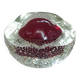 Murano Archimedes Seguso bubble glass ashtray