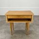 Vintage blond wood bedside table, 1960s