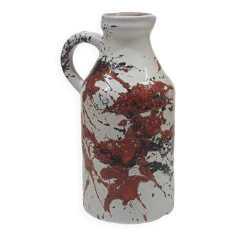 Marei Keramik West Germany pitcher vase model 6302 dripping decor