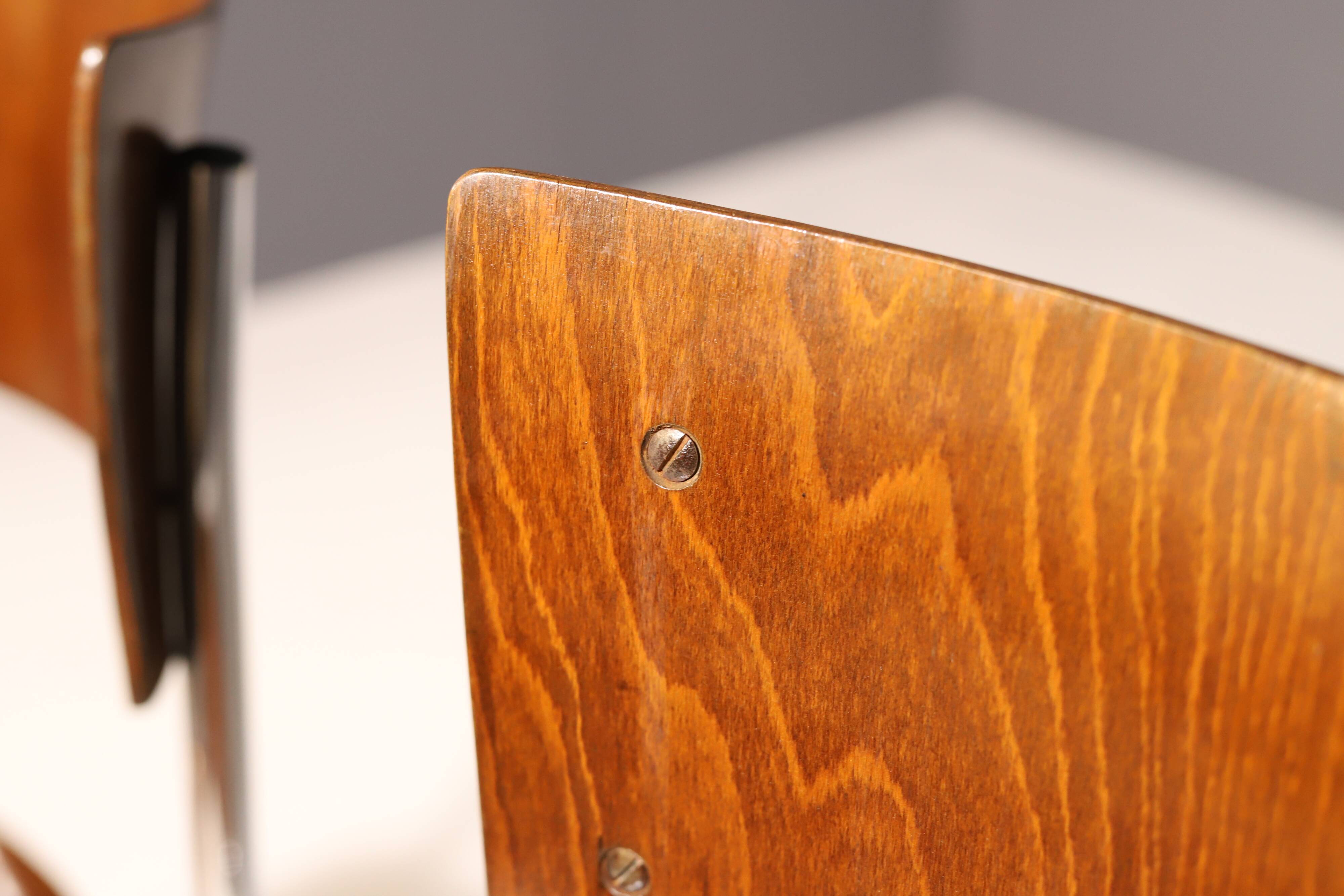 Pair of Bauhaus chair S43 by Mart Stam by Kovona, 1950´s