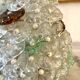 Table lamp with multicolored Murano glass pebbles