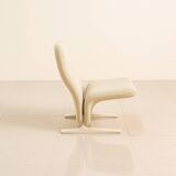 F780 "Concorde" cream armchair by Pierre Paulin for Artifort 80's