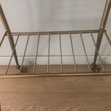 small glass-service table