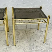 Pair of Belgo Chrome side tables
