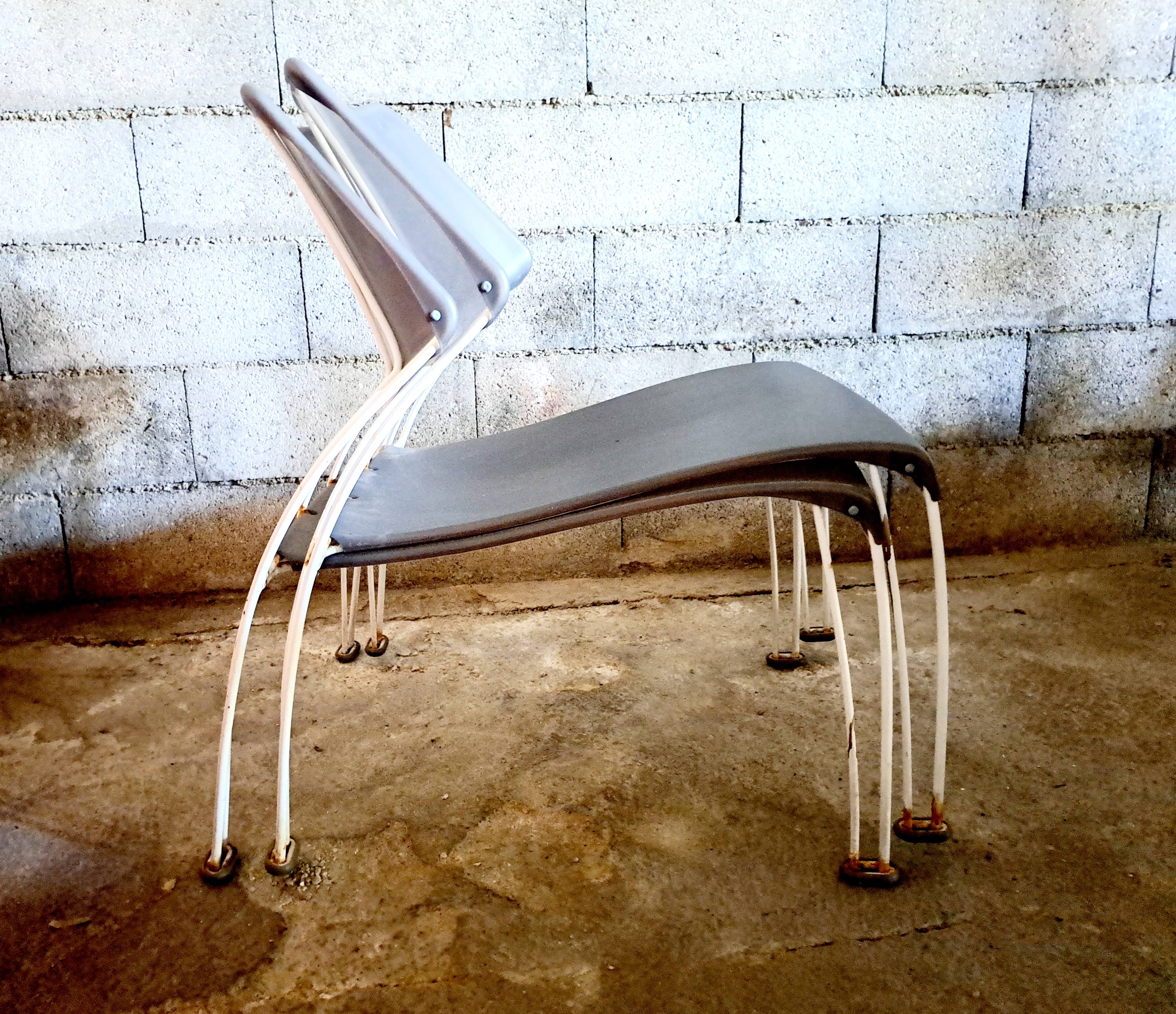 Pair of vintage HASSLO armchairs by Monika MULDER for Ikéa 1990